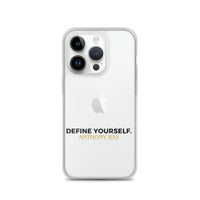 iPhone® Define Yourself Clear Case